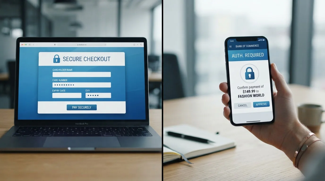 Proceso de depósito con tarjeta bancaria en casino online con verificación 3D Secure