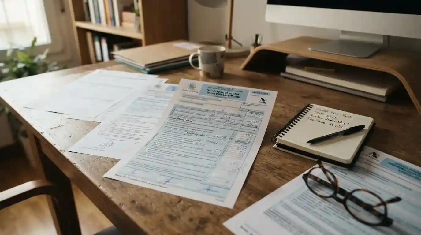 Documento de declaración fiscal española mostrando tratamiento de ganancias de casino y criptomonedas en IRPF